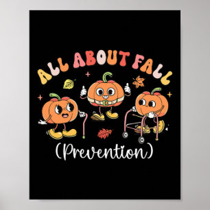 Affiche Tout sur la prévention de l'automne Halloween
