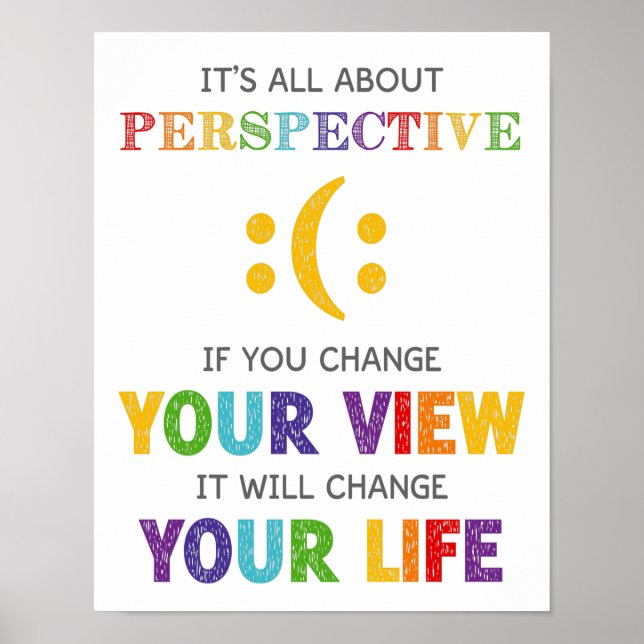 Affiche Tout sur Perspective Classe Motivational Poste (Devant)