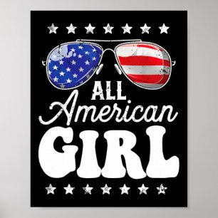 Affiche Toute Américaine 4 juillet Usa Boys Patriotic T