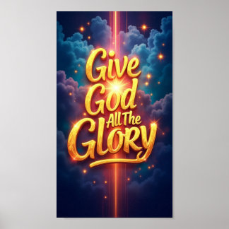 Affiche Toute gloire à Dieu