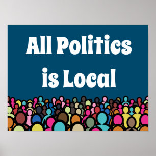 Affiche Toute politique est locale 2024