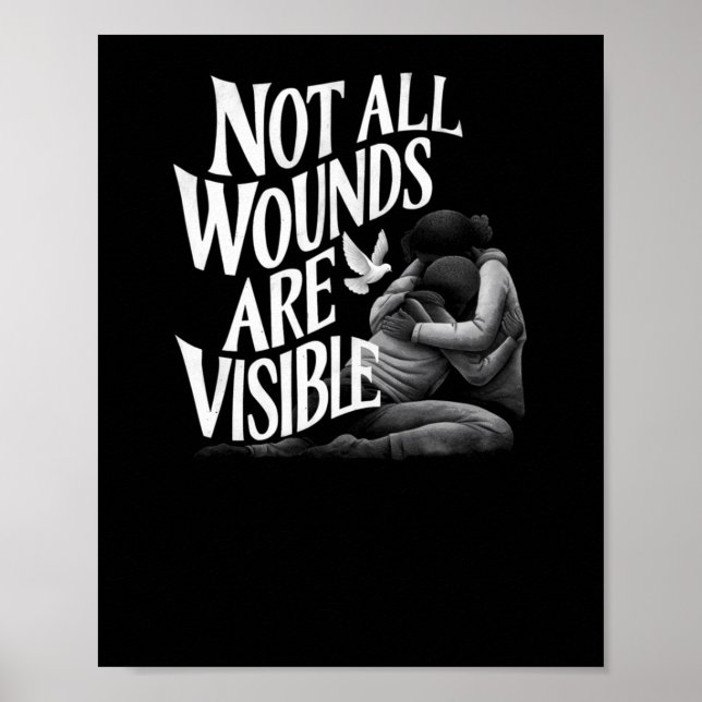 Affiche Toutes les blessures ne sont pas la version de Vis (Devant)