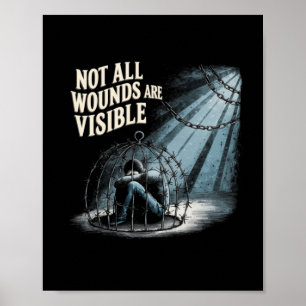 Affiche Toutes les blessures ne sont pas visibles_la perso