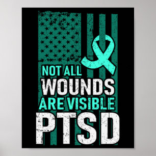 Affiche Toutes les blessures ne sont pas visibles, soutien