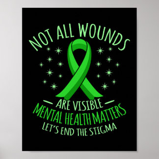 Affiche Toutes Les Blessures Sont Visibles Santé Mentale S