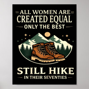 Affiche Toutes les femmes sont créées égales seules les ra