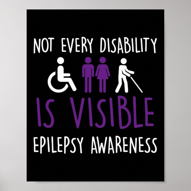 Affiche Toutes les handicaps ne sont pas visibles  (Devant)