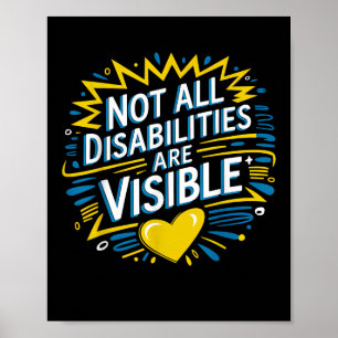 Affiche Toutes les handicaps ne sont pas visibles Cool Han