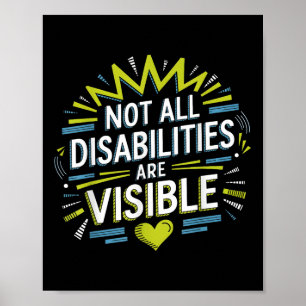 Affiche Toutes les handicaps ne sont pas visibles Cool Han