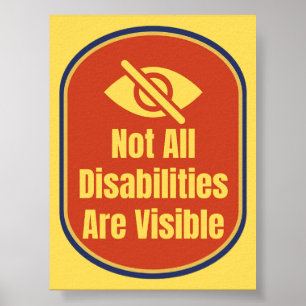 Affiche Toutes les handicaps ne sont pas visibles - Versio