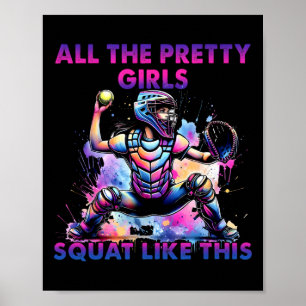 Affiche Toutes les jolies filles s'accroupissent drôlement