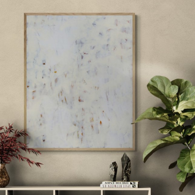 Affiche Toutes les peintures murales Abstraites en blanc I (Créateur téléchargé)