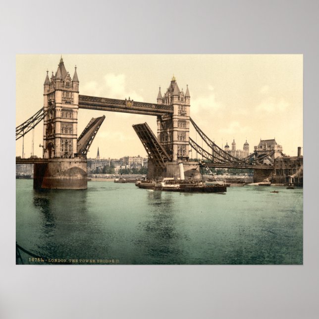 Affiche Tower Bridge I, Londres, Angleterre (Devant)