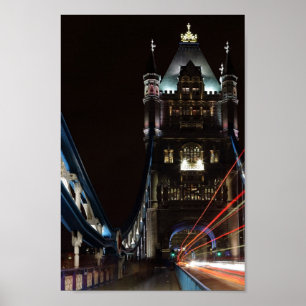 Affiche Tower Bridge Lights Londres Royaume-Uni Europe