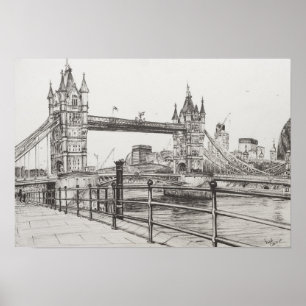 Affiche Tower Bridge London 2006