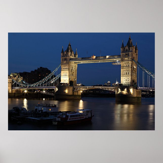 Affiche Tower Bridge, Londres, Angleterre (Devant)