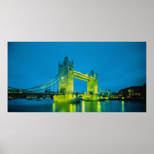 Affiche Tower Bridge, Londres, Angleterre 3