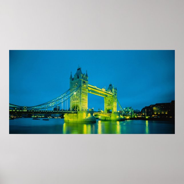Affiche Tower Bridge, Londres, Angleterre 3 (Devant)