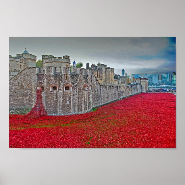 Affiche Tower Of London Poppies Red Poppy (Devant)