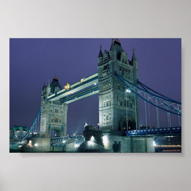 Affiche Town Bridge, London, England (Devant)