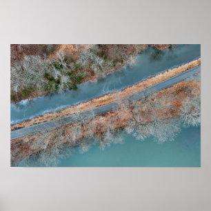 Affiche Towpath Park Schuylkill River PA