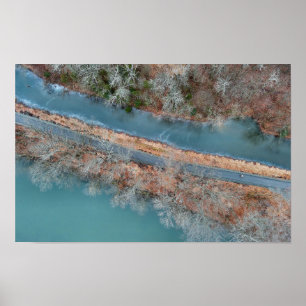 Affiche Towpath Park Schuylkill River PA