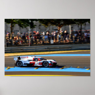 Affiche Toyota GR010 Hybrid 24 Heures du Mans 2022