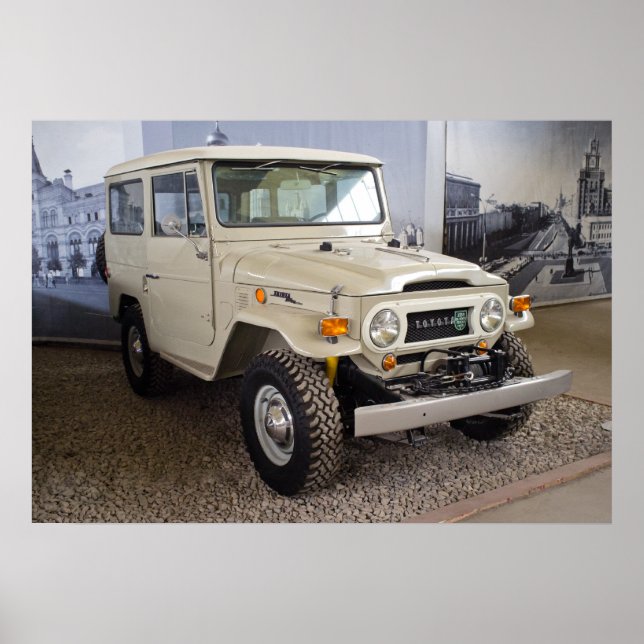 Affiche Toyota Land Cruiser BJ40 (Devant)