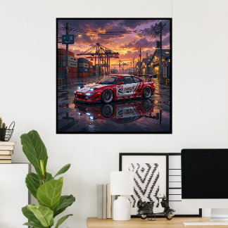 Affiche Toyota MR2 GT