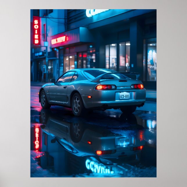 Affiche Toyota Supra (Devant)