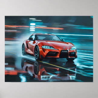 Affiche Toyota Supra