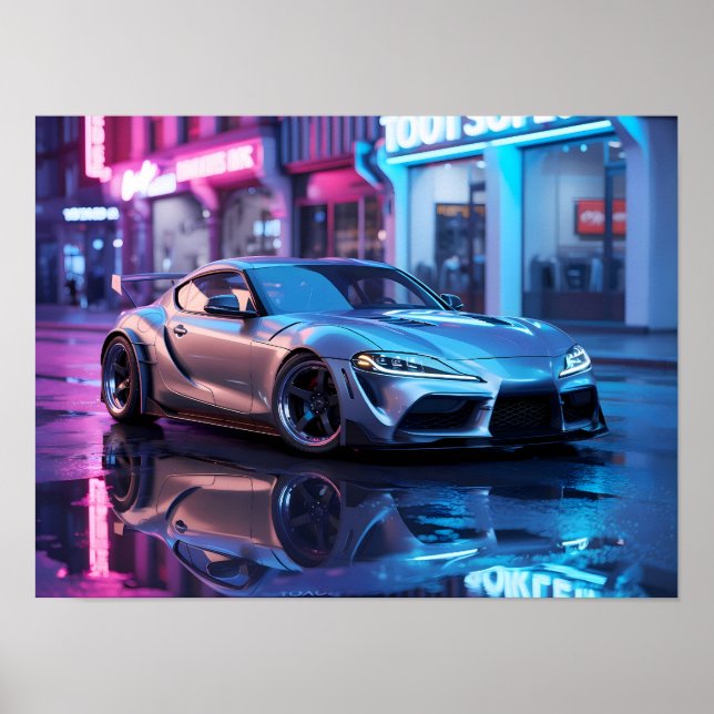 Affiche Toyota Supra (Devant)
