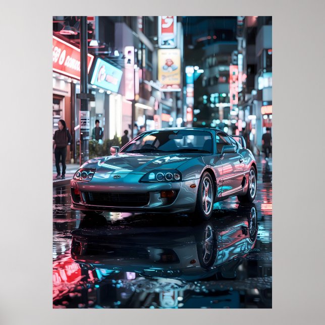 Affiche Toyota Supra (Devant)