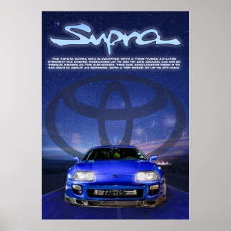 Affiche Toyota Supra MK4