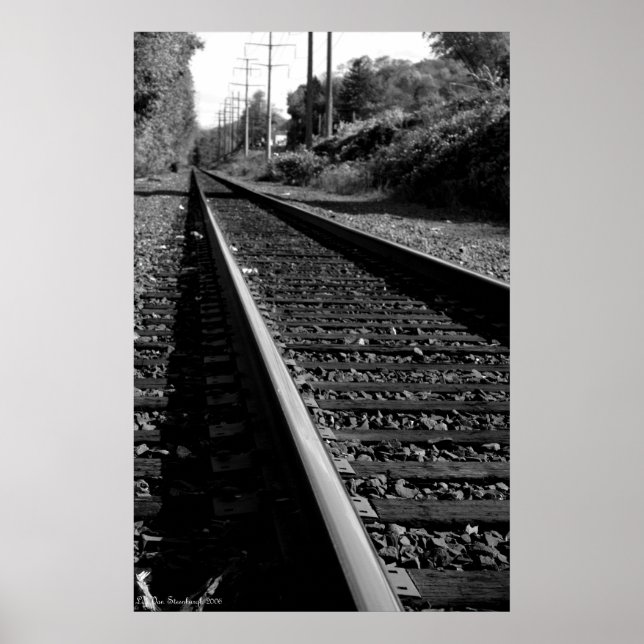 Affiche Traces ferroviaires Imprimer (Devant)