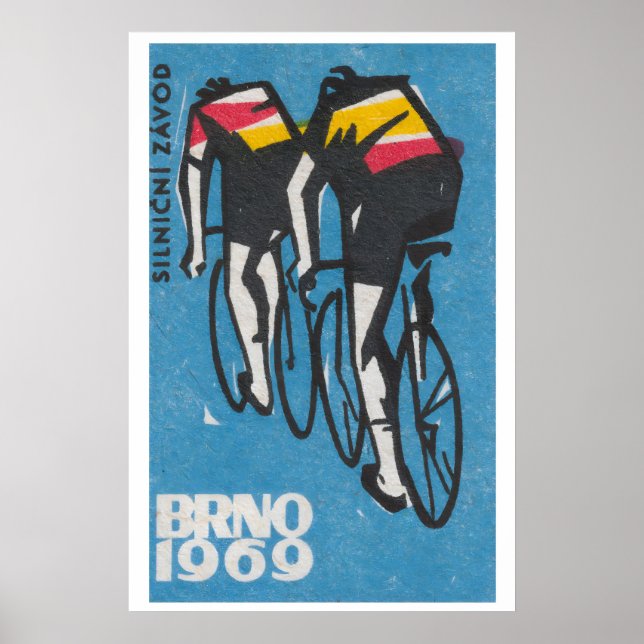 Affiche Track Cycling World Championship Brno 1969 (Devant)