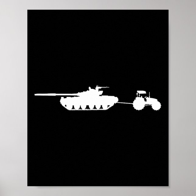 Affiche Tracteur pour remorquer le char T72 de la Russie U (Devant)