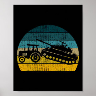 Affiche Tracteur ukrainien Soutenir l'Ukraine Soutenez l'U