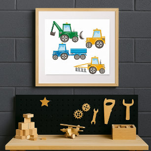 Affiche Tracteurs multiples
