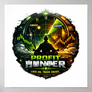 Affiche Trading - Chasseur de Profit