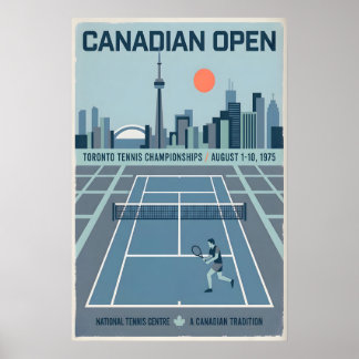 Affiche Tradition de tennis de Toronto