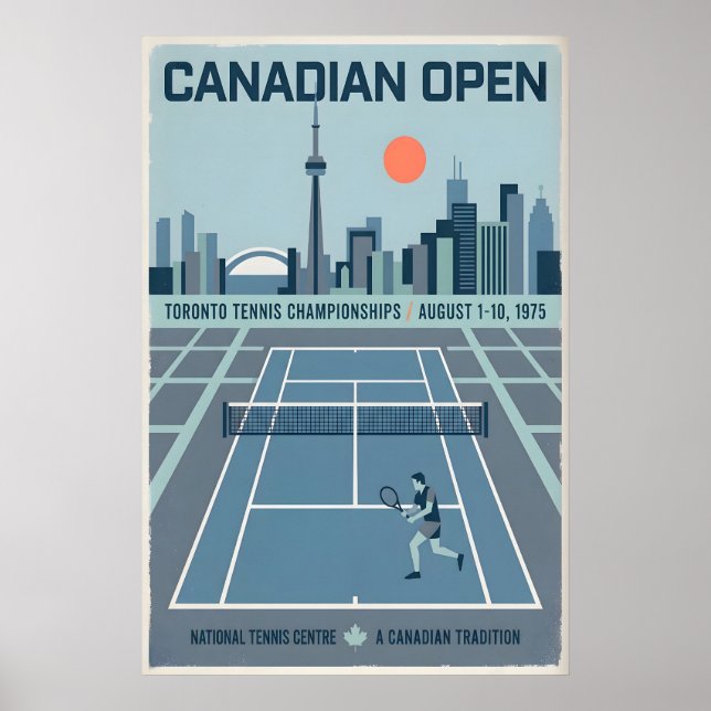 Affiche Tradition de tennis de Toronto (Devant)