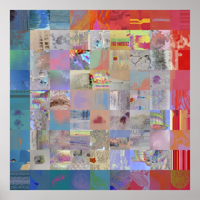 Affiche Traditional Patchwork Geometric Home Decor (Devant)