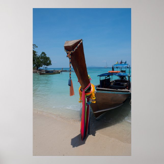 Affiche Traditional Thai Boat (Devant)