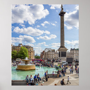 Affiche Trafalgar Carré, Londres