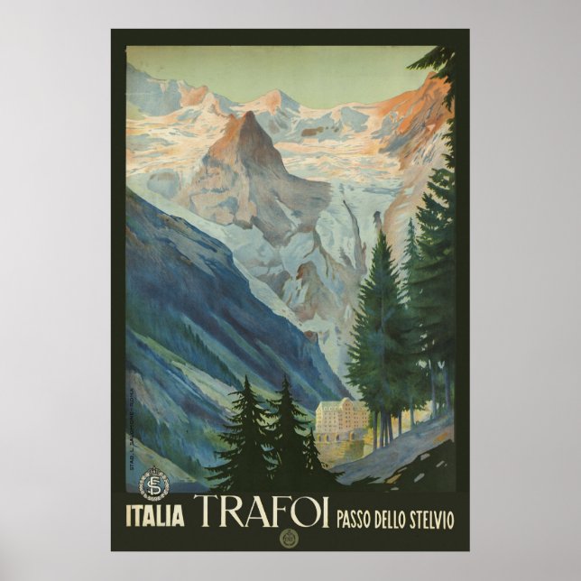 Affiche Trafoi Passo dello Stelvio (Devant)