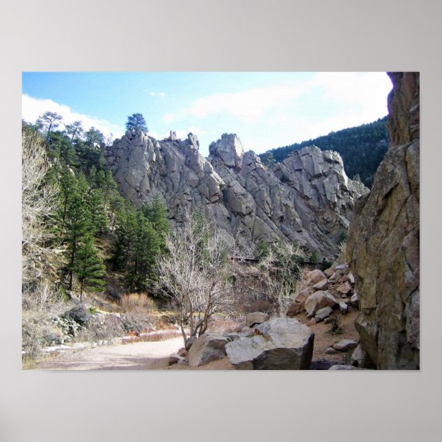 Affiche Trail dans le comté de Jefferson, Colorado (Devant)