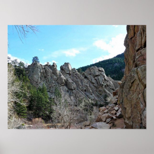 Affiche Trail dans le comté de Jefferson, Colorado (Devant)