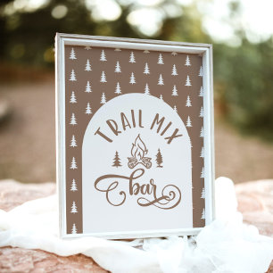 Affiche Trail Mix Bar One Joyeux anniversaire Camper