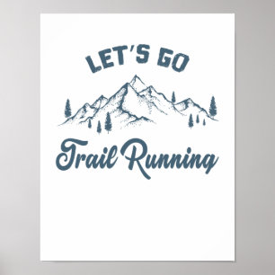Affiche Traillauf Allons-y Trail Running
